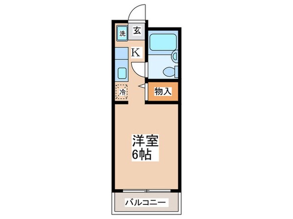 ハイツロ－ネの物件間取画像